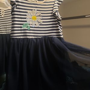 Girls daisy tulle skirt dress